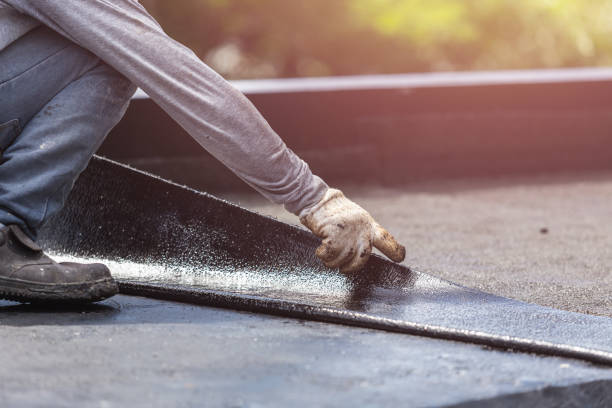 Professional Basement Waterproofing technician working in New Johnsonville, TN
